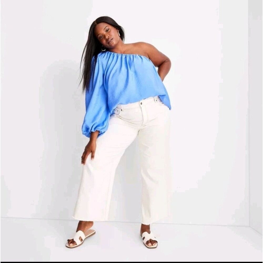 Future Collective Women's White Jeans